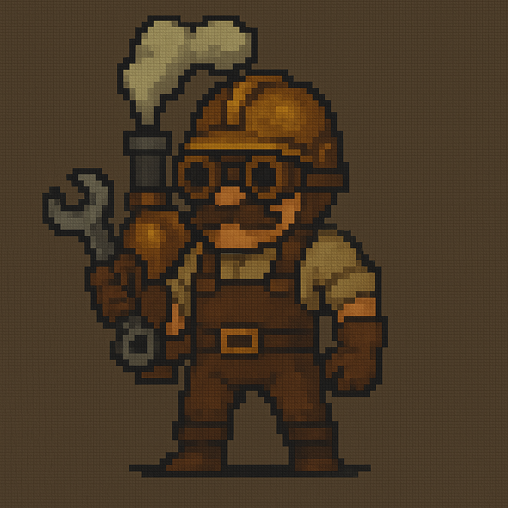Iconic RPG Pixel Character Prompt