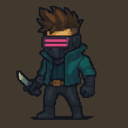 Iconic RPG Pixel Character Prompt