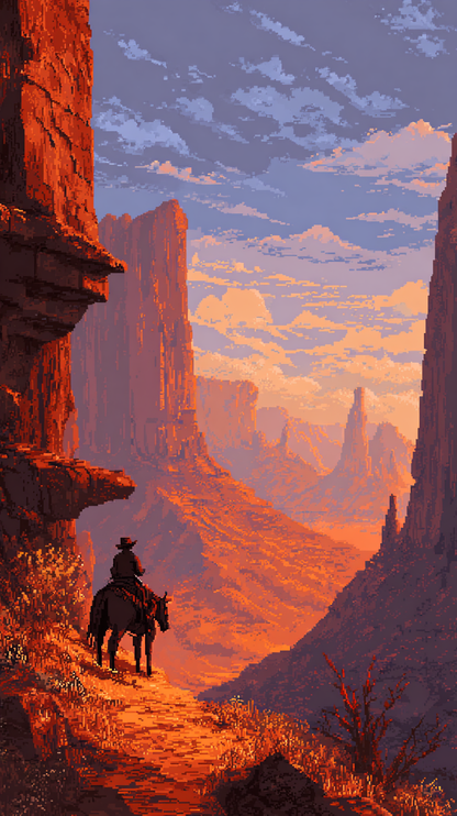Retro Pixel Wallpaper Prompt