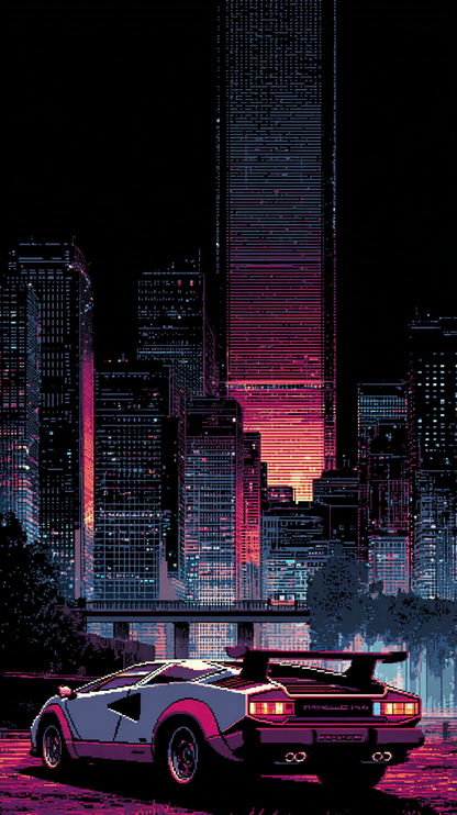 Retro Pixel Wallpaper Prompt