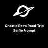 Chaotic Retro Road-Trip Selfie Prompt