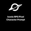 Iconic RPG Pixel Character Prompt