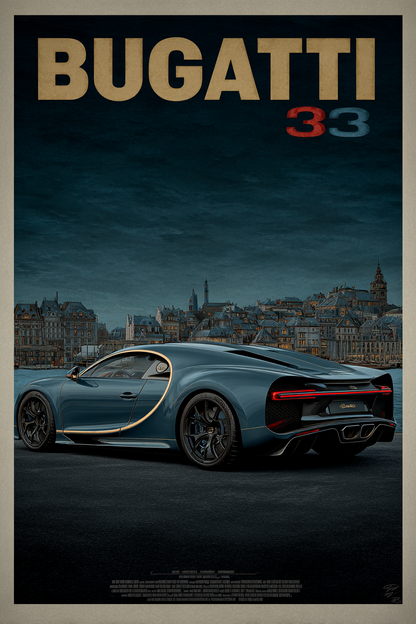 Hyperrealistic Premium Car Poster Prompt